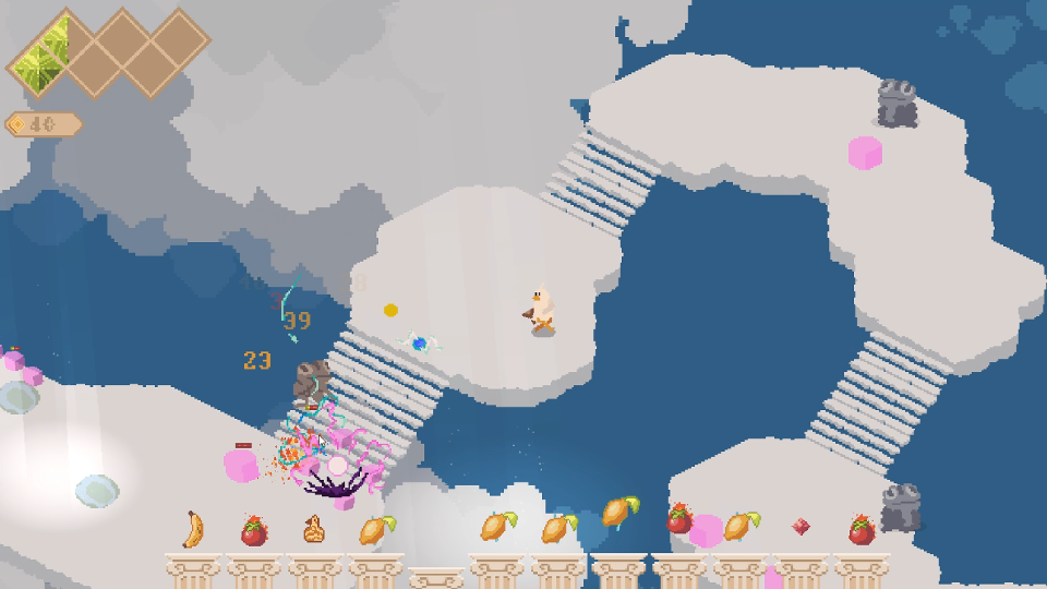 Plume screenshot: above the clouds