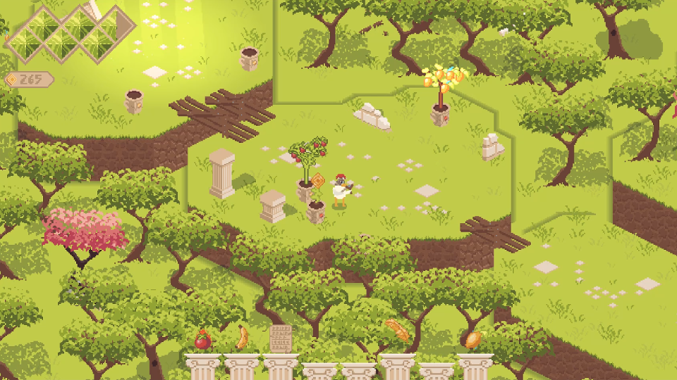 Plume screenshot: pots