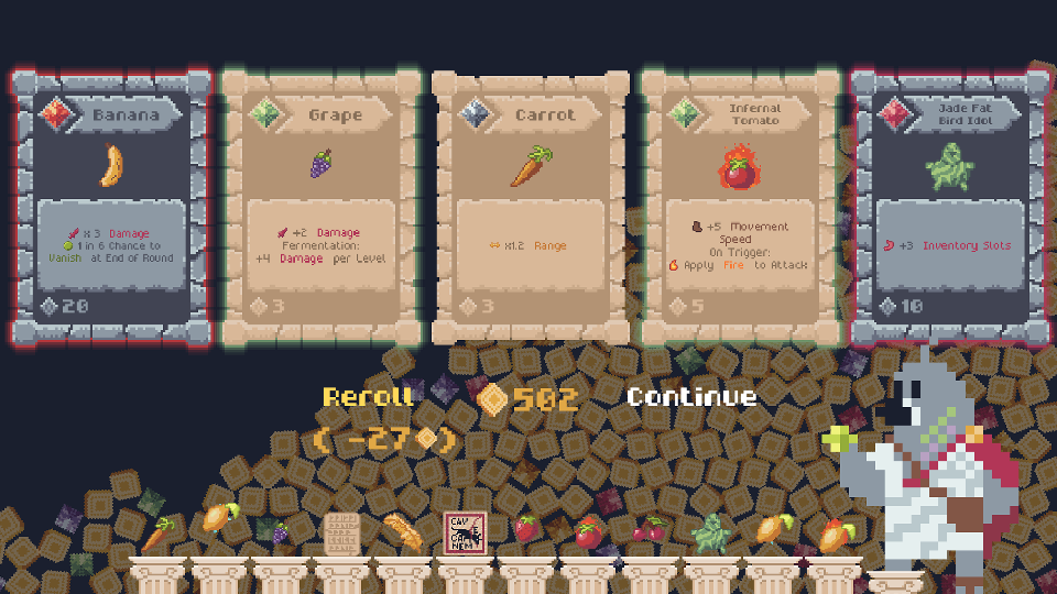 Plume screenshot: the shop