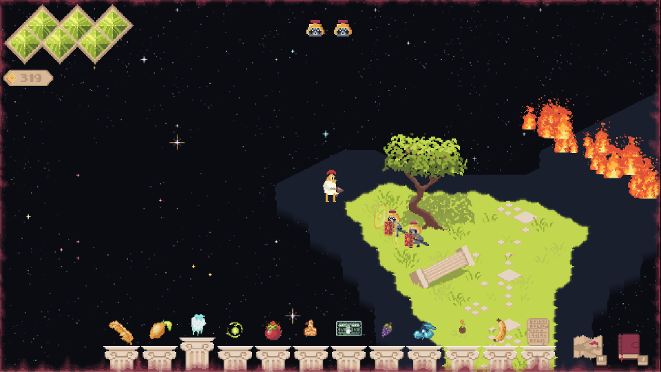 Plume screenshot: space