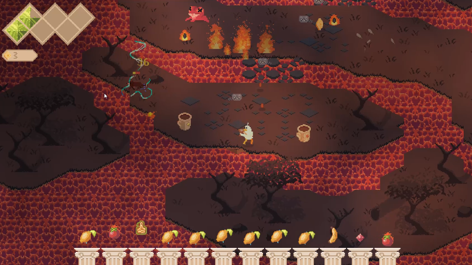 Plume screenshot: the volcano